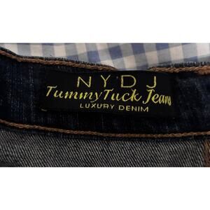 NYDJ Tummy Tuck Jeans Luxury Denim Women’s Size 10 Style 700 Dark Wash Slimming